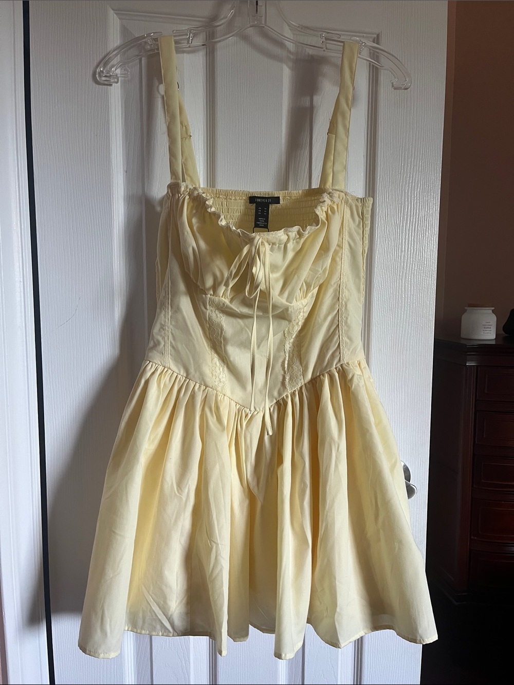 Forever 21 Yellow Sundress with Sweetheart Neckline